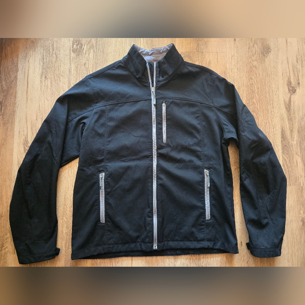 Eddie Bauer Black Softshell Jacket Men's Large